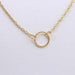 Bulk Jewelry Wholesale necklace gold alloy chain circle necklace JDC-NE-D588 Wholesale factory from China YIWU China