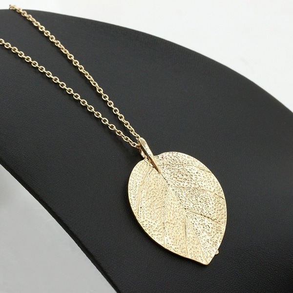 Bulk Jewelry Wholesale necklace gold alloy Leaf Necklace JDC-NE-D578 Wholesale factory from China YIWU China