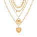 Bulk Jewelry Wholesale necklace gold alloy multi-layer necklace JDC-NE-D551 Wholesale factory from China YIWU China