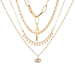 Bulk Jewelry Wholesale necklace gold alloy multi-layer necklace JDC-NE-D551 Wholesale factory from China YIWU China