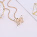 Bulk Jewelry Wholesale necklace gold alloy opal hollow butterfly necklace JDC-NE-D589 Wholesale factory from China YIWU China