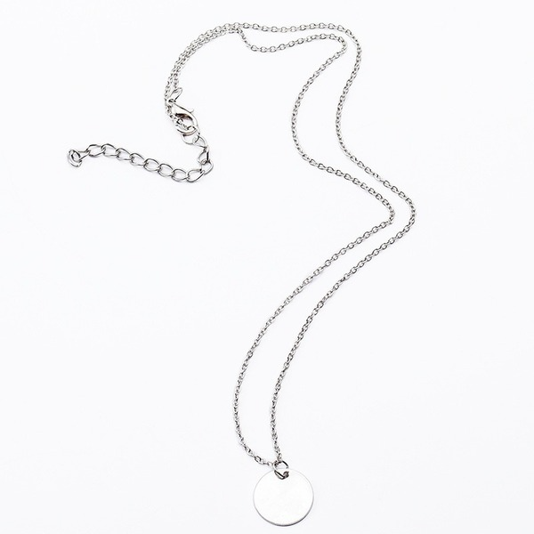 Bulk Jewelry Wholesale necklace gold alloy small round thin chain clavicle chain JDC-NE-D555 Wholesale factory from China YIWU China