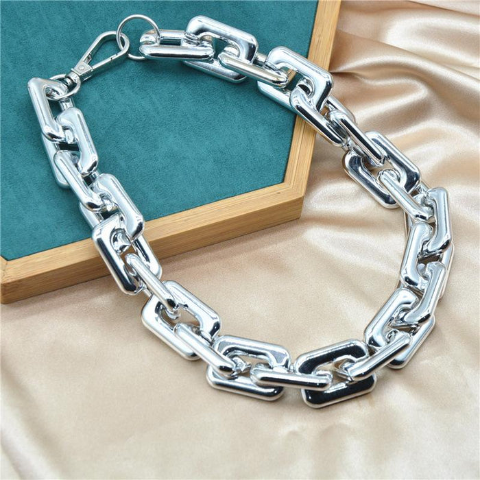 Bulk Jewelry Wholesale necklace hip hop thick chain CCB JDC-NE-xc117 Wholesale factory from China YIWU China