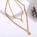 Bulk Jewelry Wholesale necklace key lock multilayer vintage alloy double layer JDC-NE-xc081 Wholesale factory from China YIWU China