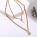 Bulk Jewelry Wholesale necklace key lock multilayer vintage alloy double layer JDC-NE-xc081 Wholesale factory from China YIWU China