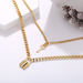 Bulk Jewelry Wholesale necklace key lock multilayer vintage alloy double layer JDC-NE-xc081 Wholesale factory from China YIWU China