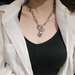 Bulk Jewelry Wholesale necklace metal ball hip-hop clavicle  JDC-NE-xc086 Wholesale factory from China YIWU China