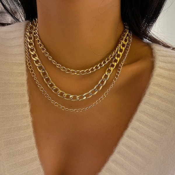 Bulk Jewelry Wholesale necklace multi-layer gold chain  JDC-NE-xc049 Wholesale factory from China YIWU China