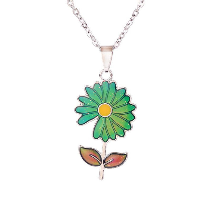 Bulk Jewelry Wholesale necklace small daisy necklace daisy JDC-NE-sj024 Wholesale factory from China YIWU China