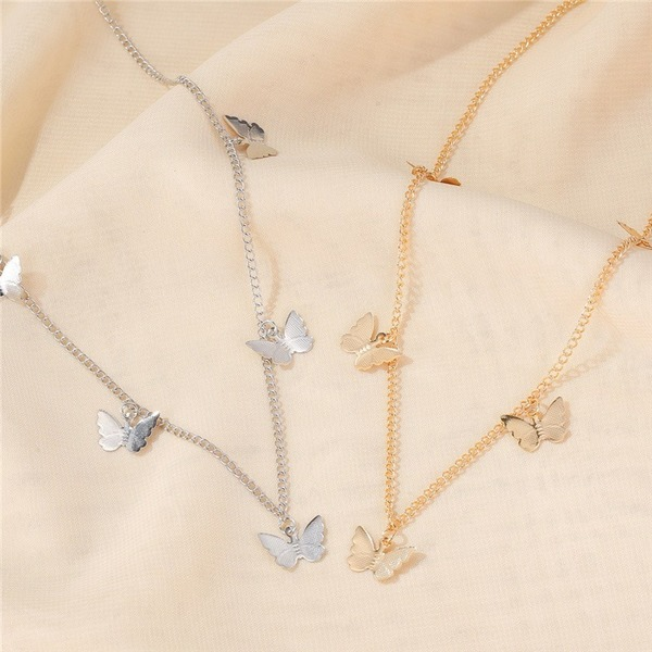 Bulk Jewelry Wholesale necklace tassel geometry butterfly single-layer necklaceJDC-NE-xc146 Wholesale factory from China YIWU China