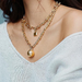 Bulk Jewelry Wholesale Necklace U-shaped chain ball multilayer irregular  JDC-NE-xc032 Wholesale factory from China YIWU China