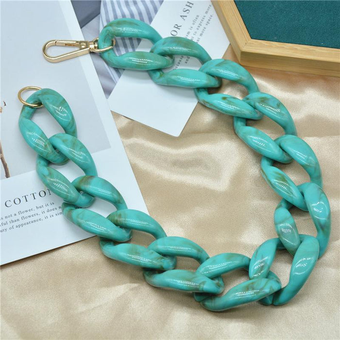 Bulk Jewelry Wholesale necklaces acrylic clavicle chain buckle  JDC-NE-xc098 Wholesale factory from China YIWU China