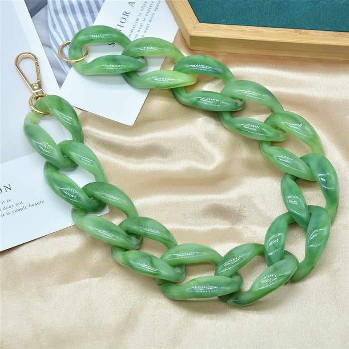 Bulk Jewelry Wholesale necklaces acrylic clavicle chain buckle  JDC-NE-xc098 Wholesale factory from China YIWU China