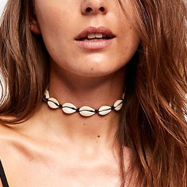 Bulk Jewelry Wholesale necklaces are decorated with pure handmade shell short collarbones JDC-NE-xc158 Wholesale factory from China YIWU China