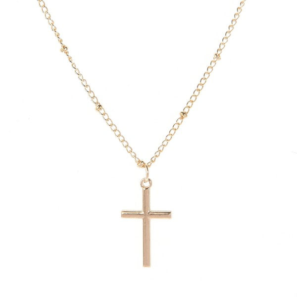 Bulk Jewelry Wholesale Necklaces gold Jesus cross Alloy JDC-NE-cy031 Wholesale factory from China YIWU China