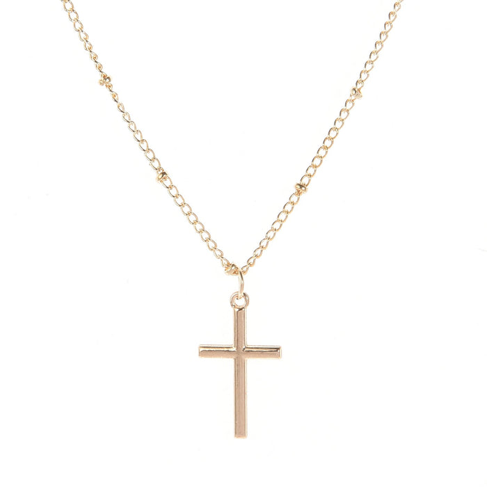 Bulk Jewelry Wholesale Necklaces gold Jesus cross Alloy JDC-NE-cy031 Wholesale factory from China YIWU China