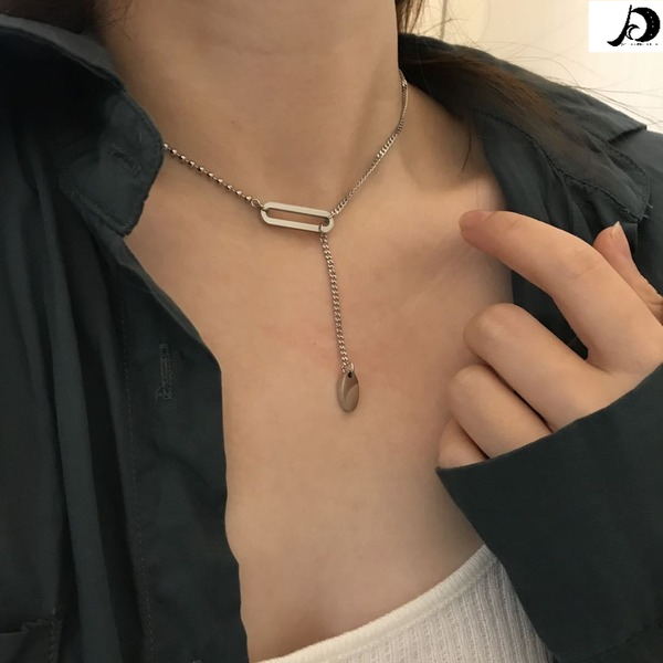 Bulk Jewelry Wholesale Necklaces Silver choker Alloy JDC-NE-cy033 Wholesale factory from China YIWU China