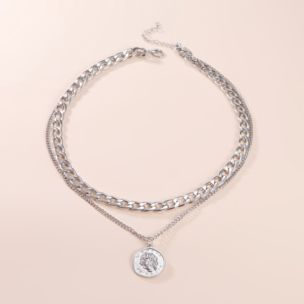 Bulk Jewelry Wholesale Necklaces Silver vintage portrait Alloy JDC-NE-cy010 Wholesale factory from China YIWU China