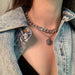Bulk Jewelry Wholesale Necklaces Silver vintage portrait Alloy JDC-NE-cy010 Wholesale factory from China YIWU China