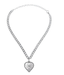 Bulk Jewelry Wholesale NecklacesVintage old peach heart flower Alloy JDC-NE-cy053 Wholesale factory from China YIWU China