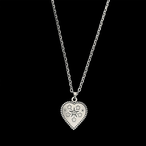 Bulk Jewelry Wholesale NecklacesVintage old peach heart flower Alloy JDC-NE-cy053 Wholesale factory from China YIWU China
