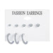 Wholesale new crystal simple earrings JDC-ES-F008 Earrings 韩之尚 Wholesale Jewelry JoyasDeChina Joyas De China