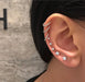 Wholesale new crystal simple earrings JDC-ES-F008 Earrings 韩之尚 Wholesale Jewelry JoyasDeChina Joyas De China