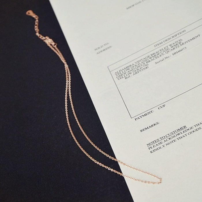 Wholesale non fading versatile single chain light chain titanium steel necklace JDC-NE-TD006 Necklaces 一自一然 Wholesale Jewelry JoyasDeChina Joyas De China