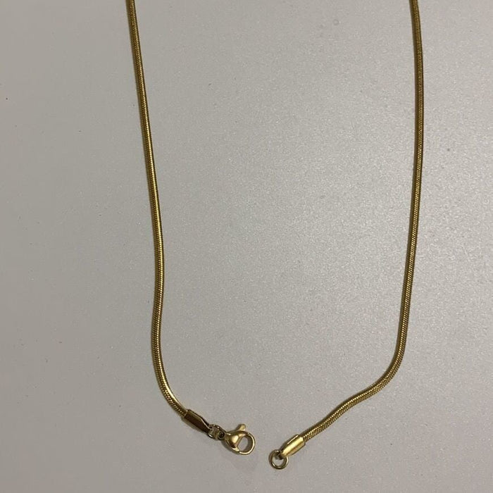 Wholesale non fading versatile single chain light chain titanium steel necklace JDC-NE-TD006 Necklaces 一自一然 Wholesale Jewelry JoyasDeChina Joyas De China