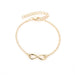 Wholesale Number 8 Alloy Bracelet JDC-BT-A027 Bracelet 妙雅 01KC gold 1585 Wholesale Jewelry JoyasDeChina Joyas De China