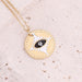 Wholesale oil drop eye necklace star moon stainless steel necklace love pendant JDC-NE-Bingm010 stainless steel 冰萌 10# black Wholesale Jewelry JoyasDeChina Joyas De China