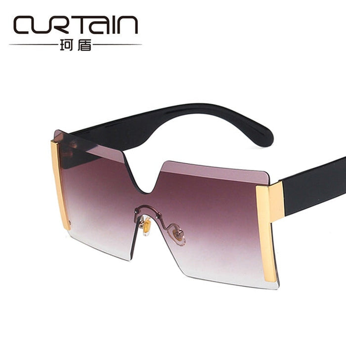 Wholesale one-piece frameless sunglasses JDC-SG-KD132 Sun Glasses 珂盾 Wholesale Jewelry JoyasDeChina Joyas De China