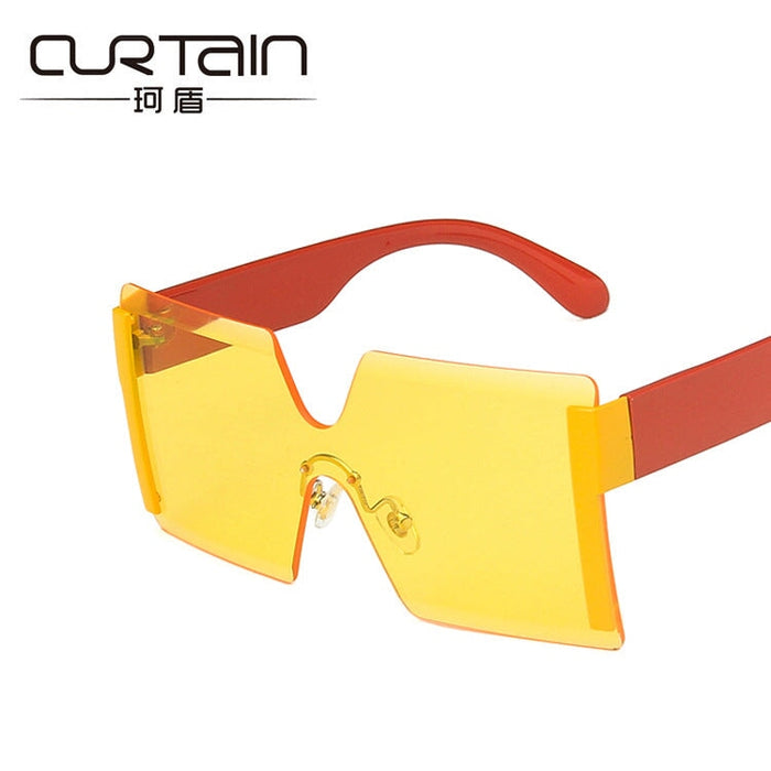 Wholesale one-piece frameless sunglasses JDC-SG-KD132 Sun Glasses 珂盾 Wholesale Jewelry JoyasDeChina Joyas De China