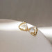 Wholesale opal geometric square diamond earrings JDC-ES-BY192 Earrings 宝钰 4 Wholesale Jewelry JoyasDeChina Joyas De China