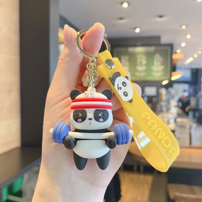 Wholesale Panda Doll PVC Hardware Keychain JDC-KC-JG221 Keychains JoyasDeChina Wholesale Jewelry JoyasDeChina Joyas De China