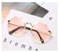 Wholesale PC Lens Metal Frameless Sunglasses JDC-SG-JinF031 Sunglasses 季丰 Wholesale Jewelry JoyasDeChina Joyas De China