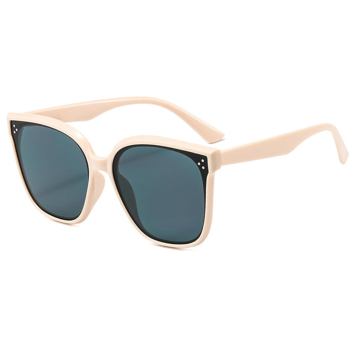 Wholesale PC Lens PC Frame Sunglasses JDC-SG-XinS008 Sunglasses 星尚 beige Wholesale Jewelry JoyasDeChina Joyas De China