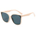 Wholesale PC Lens PC Frame Sunglasses JDC-SG-XinS008 Sunglasses 星尚 beige Wholesale Jewelry JoyasDeChina Joyas De China