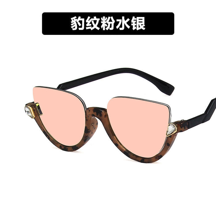 Wholesale PC Rhinestone Retro Flat Mirror JDC-SG-KD112 Sunglasses 珂盾 7 1 Wholesale Jewelry JoyasDeChina Joyas De China