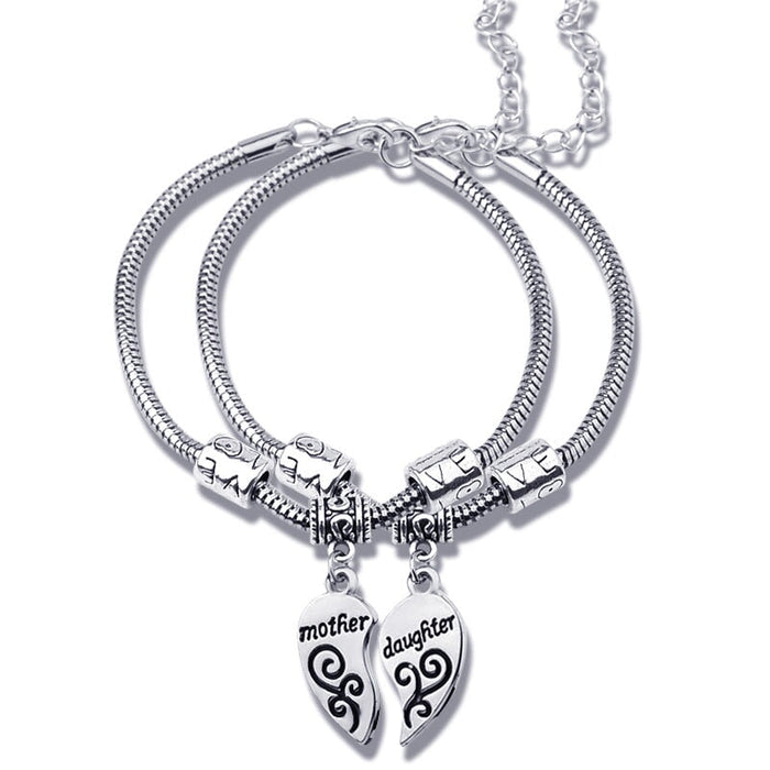 Wholesale peach heart mother's day alloy bracelet JDC-BT-LanT001 Bracelet 阆天 Wholesale Jewelry JoyasDeChina Joyas De China