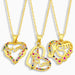 Wholesale peach heart mother's day necklace JDC-NE-AOS011 Necklaces 翱昇 Wholesale Jewelry JoyasDeChina Joyas De China