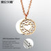 Wholesale peach heart steel geometric hollow mother's Day Necklace JDC-NE-Mail009 Necklaces 麦伦 Wholesale Jewelry JoyasDeChina Joyas De China