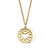 Wholesale peach heart steel geometric hollow mother's Day Necklace JDC-NE-Mail009 Necklaces 麦伦 GOLD Wholesale Jewelry JoyasDeChina Joyas De China