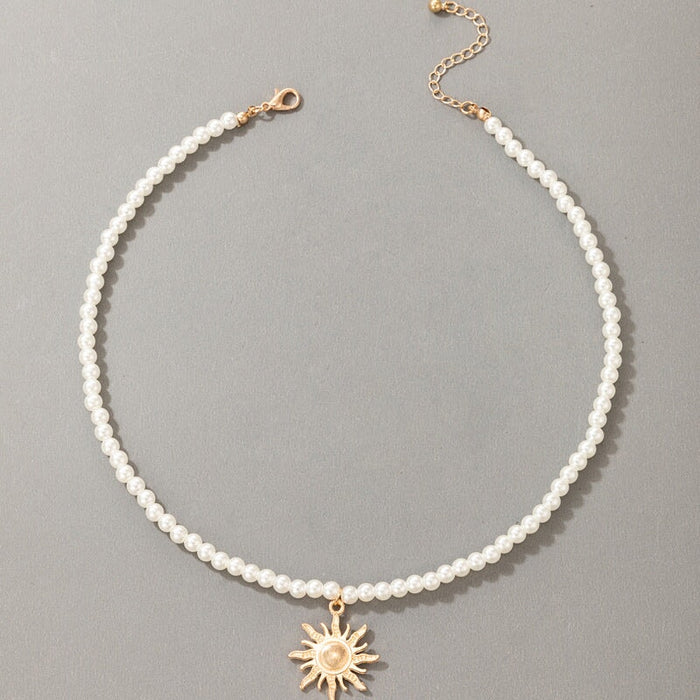 Wholesale Pearl Alloy Necklace JDC-NE-C233 Necklaces 陌茗 19753 Wholesale Jewelry JoyasDeChina Joyas De China
