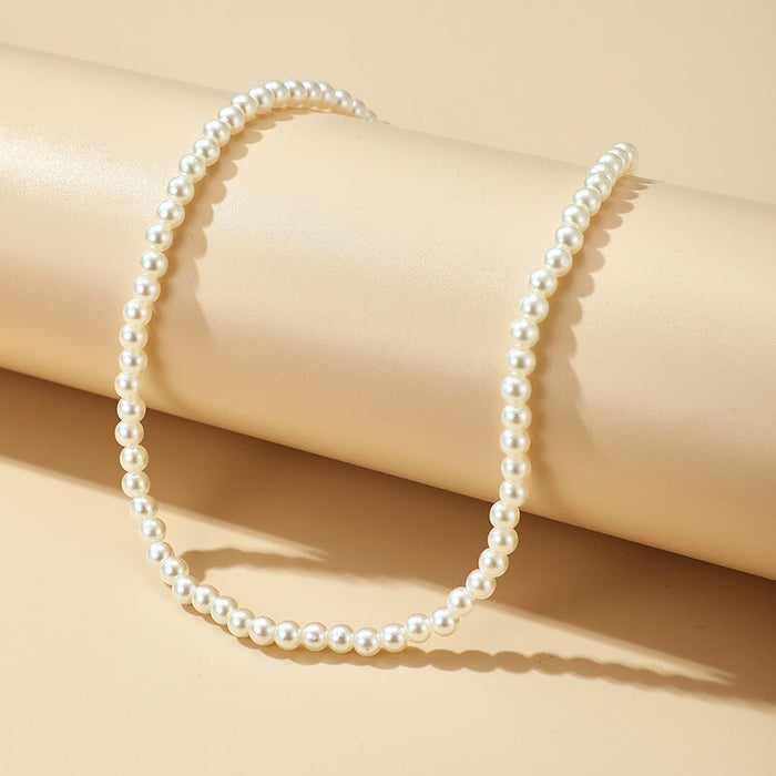 Wholesale Pearl Alloy Necklace JDC-NE-C233 Necklaces 陌茗 Wholesale Jewelry JoyasDeChina Joyas De China