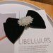 Wholesale pearl bow set diamond hairpin JDC-HC-BaoY003 Hair Clips 宝钰 Wholesale Jewelry JoyasDeChina Joyas De China