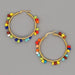 Wholesale pearl color fresh temperament big ring earrings JDC-ES-Hey001 Earrings 合益 Wholesale Jewelry JoyasDeChina Joyas De China