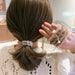 Wholesale pearl crystal hair rope JDC-HS-KX003 Hair Scrunchies 柯羡 Wholesale Jewelry JoyasDeChina Joyas De China