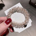Wholesale pearl crystal hair rope JDC-HS-KX003 Hair Scrunchies 柯羡 pebble Wholesale Jewelry JoyasDeChina Joyas De China