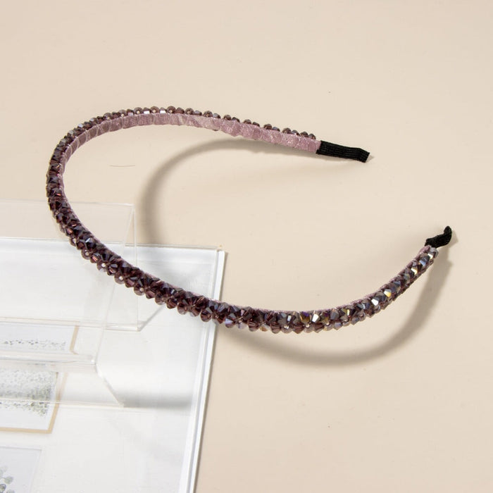 Wholesale pearl diamond Bridal Hair Band JDC-HD-XinX002 Headband 心喜 1# Wholesale Jewelry JoyasDeChina Joyas De China
